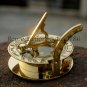 Vintage Maritime Solid Sundial Compass Brass West London Working Gift For Father