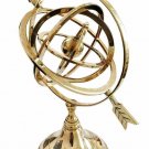 8" Antique Style Brass Armillary Sphere Astrolabe Nautical Marine Decor Globe