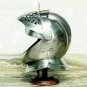 Medieval Helmet Knight Close Warrior Helmet Replica 18 Gauge Steel LARP Helmet