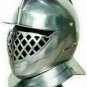 Medieval Helmet Knight Close Warrior Helmet Replica 18 Gauge Steel LARP Helmet