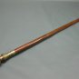 Victorian Walking Cane Wooden Walking Stick Royal Brass Head 36 Inch