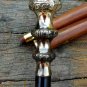 Vintage Head Handle Handmade Victorian Walking Stick Wooden Cane