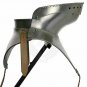 18GA Sca Larp Medieval Gothic German Sallet Helmet Free Leather Liner Gift FR184