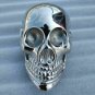 Silver Brass Antique Skull head Handle for Shaft Wooden Walking Stick Solid Cane