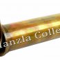 Vintage Antique Brass Double Rotating Wheel Stained Glass Kaleidoscope Handmade.