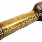 Vintage Antique Brass Double Rotating Wheel Stained Glass Kaleidoscope Handmade.
