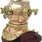 Medium Size Diving Helmet Replica on Fixed Base, Nautical Décor Marine Gift Div