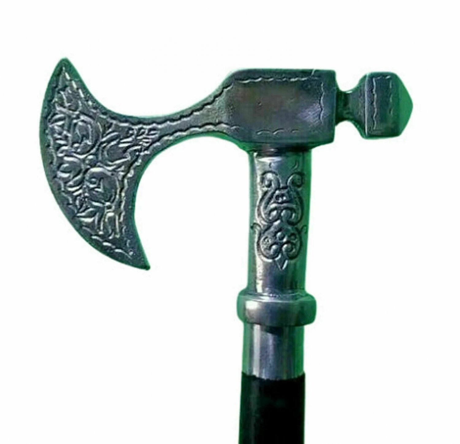 Working Style Ball Brass Swan Head Handle For Walking Stick Cane Handmade Item