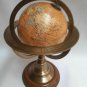 11" Antique Brass Globe World Map Nautical Desk Decor Astrolabe Armillary 5861