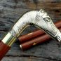 Vintage Solid Brass Handle Antique Style Victorian Cane Wooden Walking Stick New