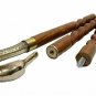 Vintage Solid Brass SWAN handle design Victorian Wooden Cane walking stick Gift