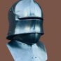 Medieval German Sallet Helmet 18 Gauge Larp W/Leather Liner