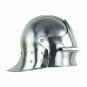 18 GA Steel Medieval Knight Deep Visored Sallet Helmet Armour Halloween Costume