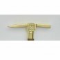 Antique Solid Brass AXE Handle for Wooden Walking Stick Shaft Cane Handmade Gift