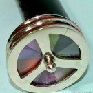 Antique Solid Brass Vintage Double Wheel Kaleidoscope base Maritime Telescope