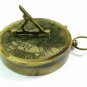 Nautical Maritime Sundial Brass Compass Navigational Nautical Working Compass
