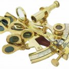 Solid Brass Nautical Sextant Maritime Astrolabe Marine for Christmas Gift