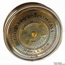 Brass antique compass Boy Scouts Compass With Fifty Years Calendar