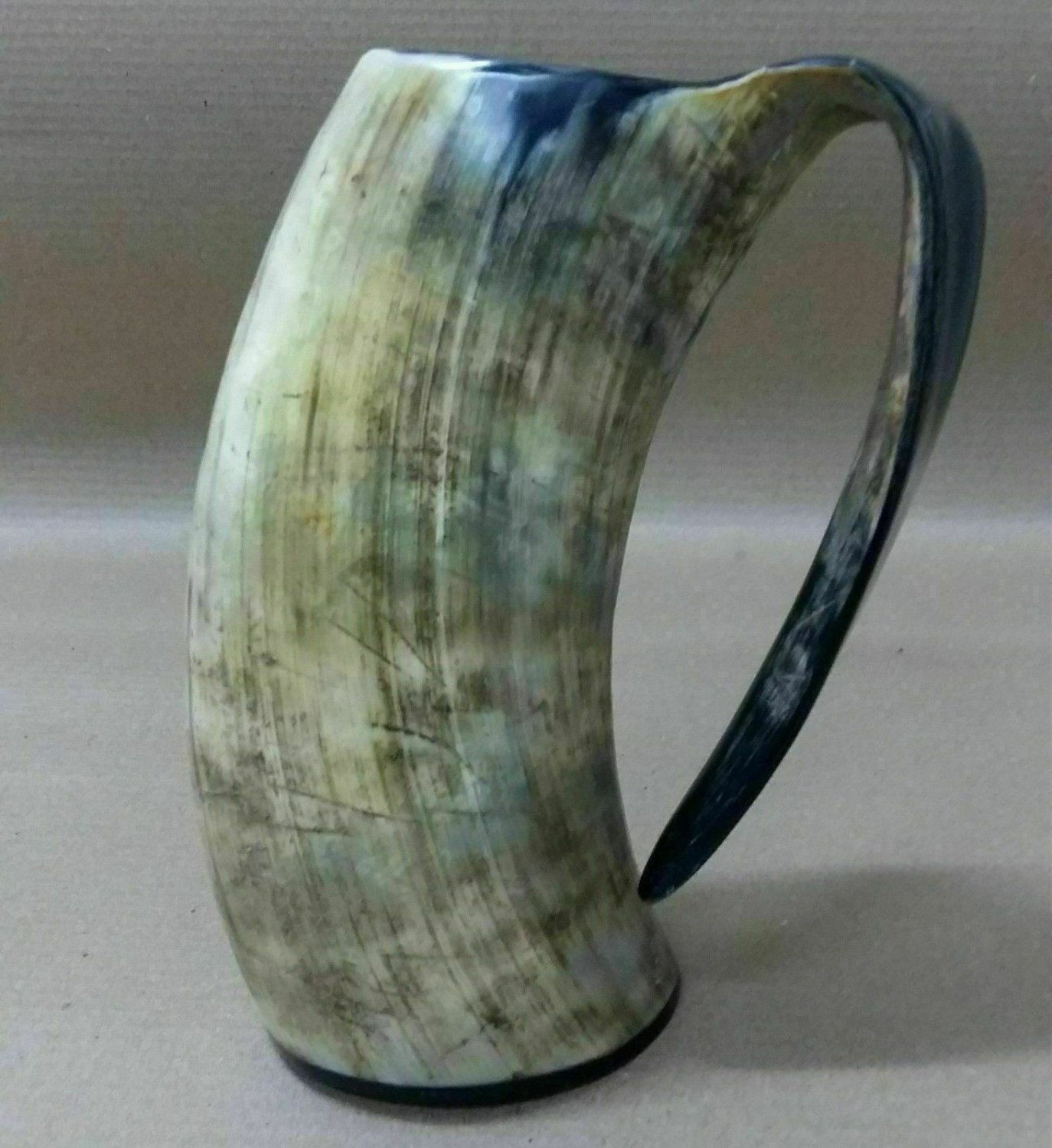 Viking Drinking Beer Mug Wine Cup Tankard Natural Vintage Horn Mug