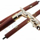 Victorian Wooden Walking Stick Brass Jaguar Head Handle Cane Wood Vintage Gift