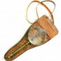 Antique Hand Held Magnifier Brass Magnifying Glass Vintage Nautical with Compass