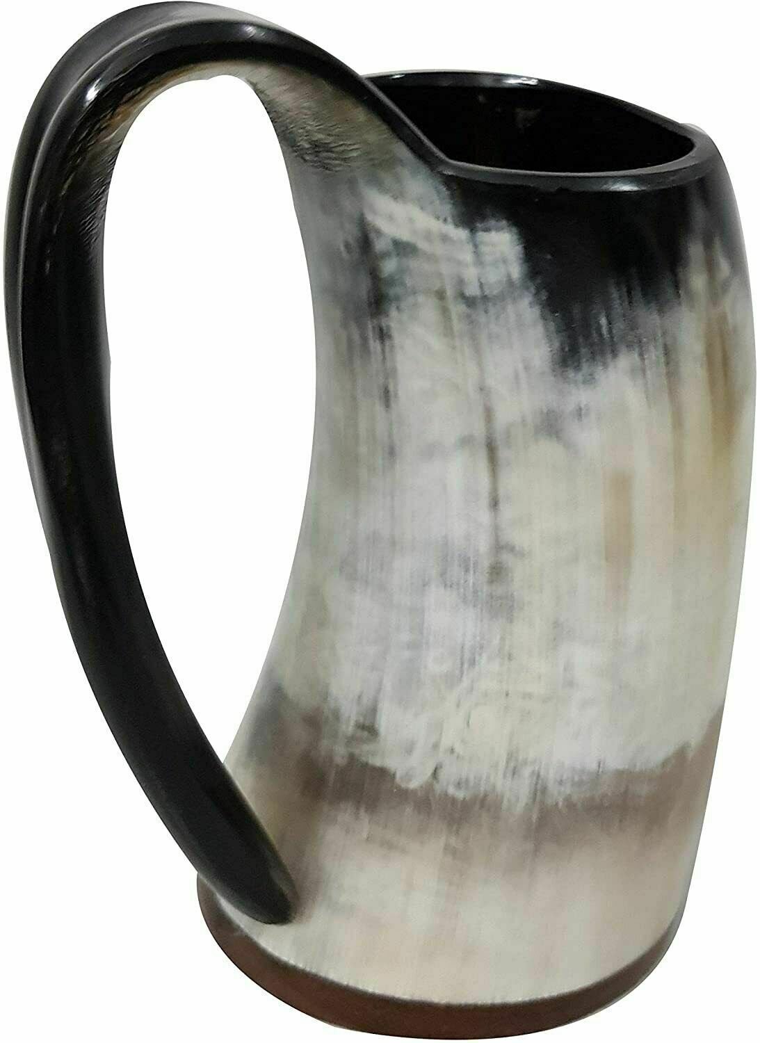 Viking Drinking Horn Mug -100% Authentic Beer Horn Tankard Handcrafted Ale Drink