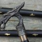 Designer Victorian Dragon Head Handle Vintage Wooden Walking Stick Cane Gift