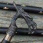 Designer Victorian Dragon Head Handle Vintage Wooden Walking Stick Cane Gift