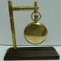 Anchor Nautical Brass Desk Hanging Station Clock Home Office Decor Clock Replica