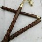 Vintage Style Snake Brass Handle Designer Canes~Antique Wooden Walking Stick new