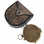 Pirate Gift Brass Binocular Shoulder Strap/Pocket Brass Compass w/Case