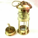 Antique Brass Beautiful Minor Lamp Vintage Maritime Ship Lantern Home Decor