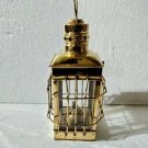 Nautical Brass & Copper Polished Anchor Lantern Hanging Lamp Home Decorative