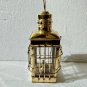 Nautical Brass & Copper Polished Anchor Lantern Hanging Lamp Home Decorative