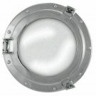 Antique vintage Aluminum 24" inch porthole collectible wall Home décor
