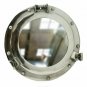 15"Porthole Mirror ~ Chrome Finish ~ Nautical Maritime Decor ~Ship Cabin Window
