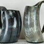 2 Mug Set Medieval Viking Steins Vintage Beer Steins Drinkware Collectibles Horn
