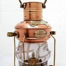 Copper Brass Oil lamp Antique Nautical Oil lamp Vintage Oil lamp Ship lamp Marin