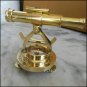 Vintage Compass Theodolite Brass Transit & 5"Alidade Telescope Survey Instrument