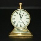 Vintage brass clock desk top antique table top collectible watch decorative gift