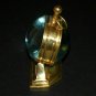 Vintage brass clock desk top antique table top collectible watch decorative gift