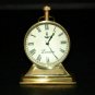 Vintage brass clock desk top antique table top collectible watch decorative gift