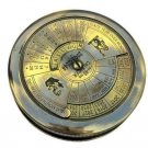 WELCOME TO THE ONLINE STORE  3" Antiquated Brass Vintage Marine 40 Years Calenda