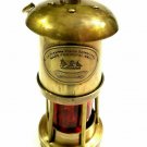 Vintage Antique Brass Minor Lamp Vintage Nautical Ship Boat Light Lantern Decor
