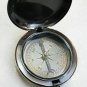 Vintage Handmade Push Button Compass Antique Brass Compass Pocket Style Gift