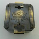 SOLID BRASS KELVIN & HUGHES 1917 BRUNTON COMPASS ANTIQUE COMPASS/VINTAGE COMPASS