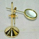 Description:  Material : Brass, Wood & Glass Finish : Antique  Weight :0 .880 kg