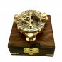 Brass Sundial Compass 4 Inch Nautical Maritime Antique Vintage Style Sundial