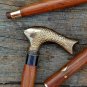 Walking Stick Cane Nautical Vintage Style Designer Fish Brass Handle  Replica