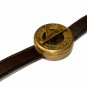 Vintage style Marine Nautical Brass Sundial compass Wrist Watch Type - Working-